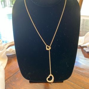Tiffany and co heart in heart necklace